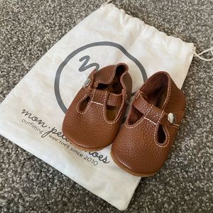 Mon Petit soft soled t-strap shoes
